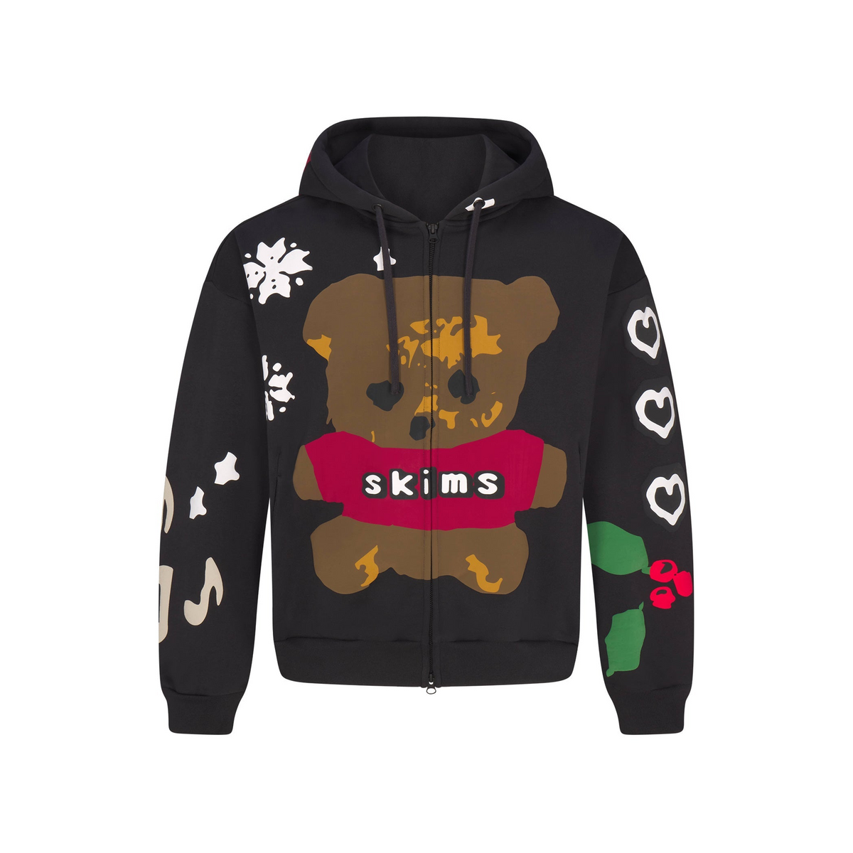 Cactus Plant Flea Market X Skims Heavyweight Fleece Relaxed Zip Up Hoodie