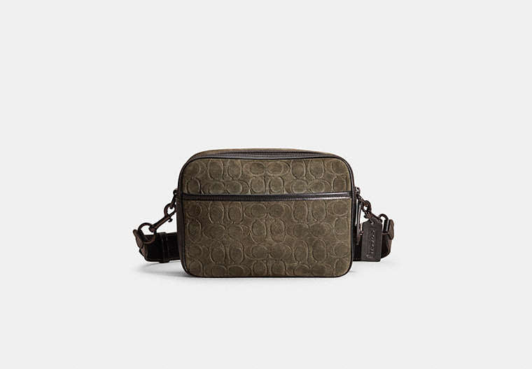 Restored Flight Bag In Signature Suede