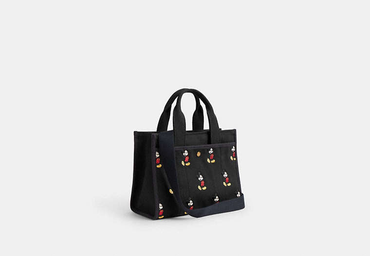 Disney X Coach Cargo Tote Bag 26 With Mickey Mouse In Regenerative Cotton Canvas