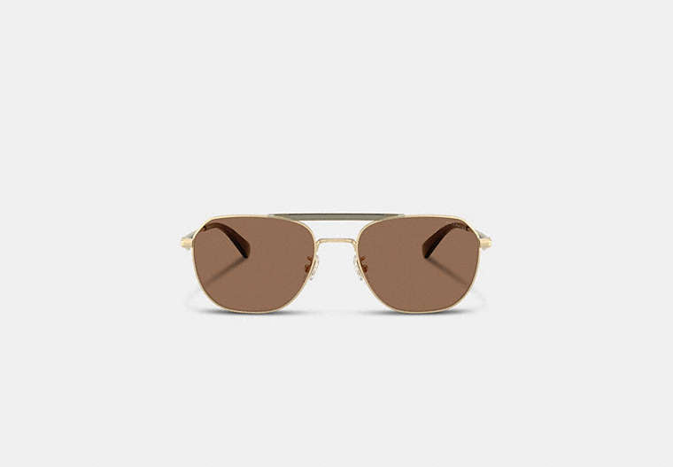 C Hardware Metal Navigator Sunglasses