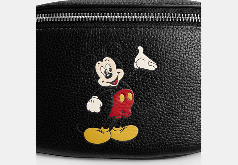 Disney X Coach Charter Belt Bag 7 With Mickey Mouse