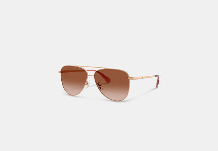 C Hardware Metal Pilot Sunglasses