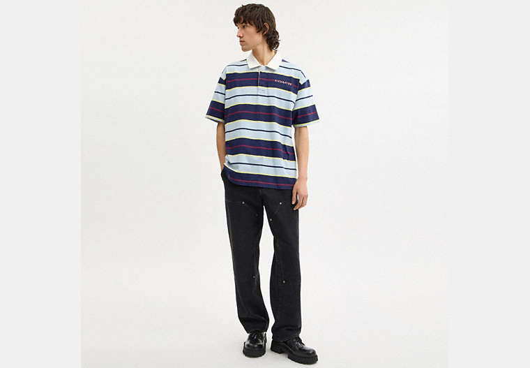 Relaxed Striped Polo