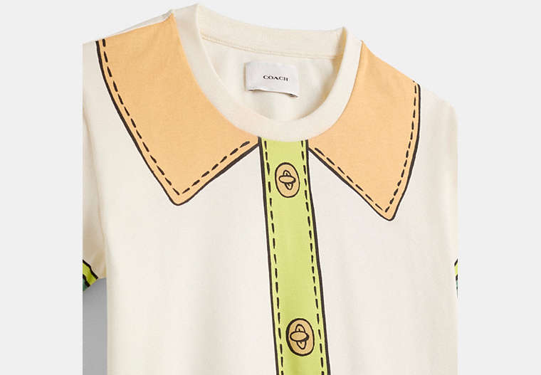 Restored Trompe L'oeil Belted T-Shirt