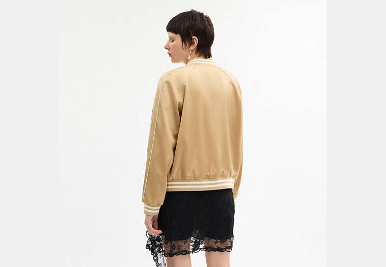 Reversible Signature Souvenir Varsity Jacket