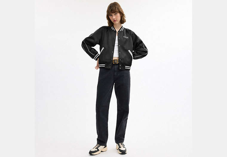 Reversible Signature Souvenir Varsity Jacket