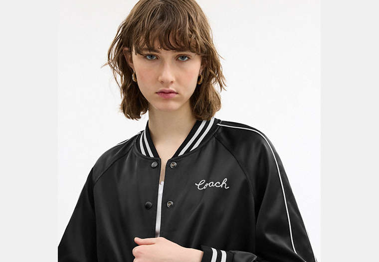 Reversible Signature Souvenir Varsity Jacket
