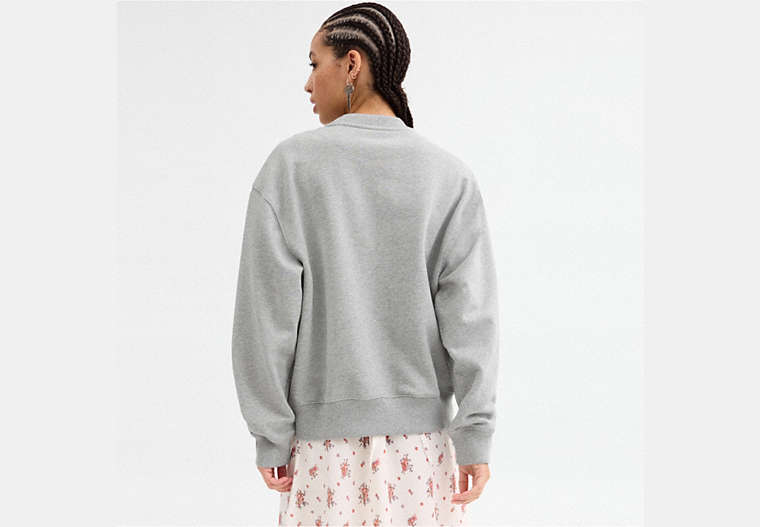 Sporty Boyfriend Crewneck Sweatshirt