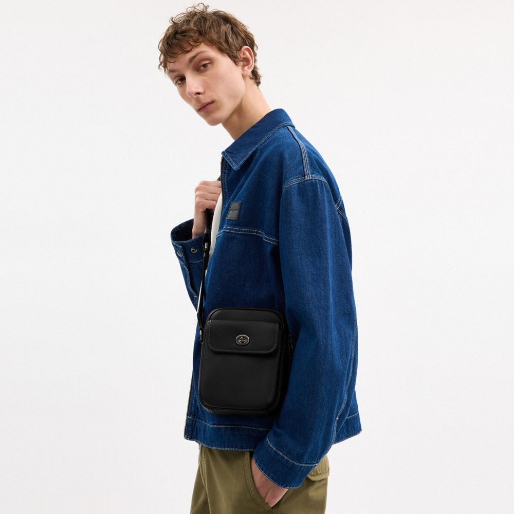 Turnlock Crossbody Bag