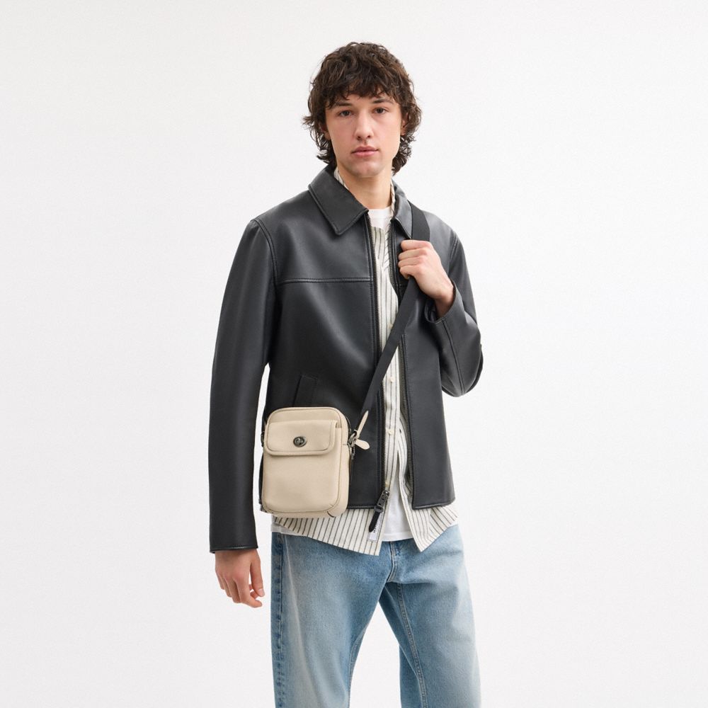 Turnlock Crossbody Bag