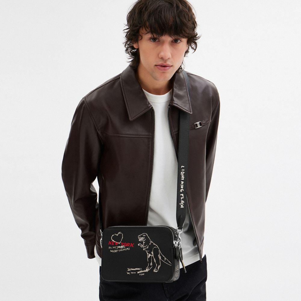 Charter Crossbody Bag 24 With Sketch Print