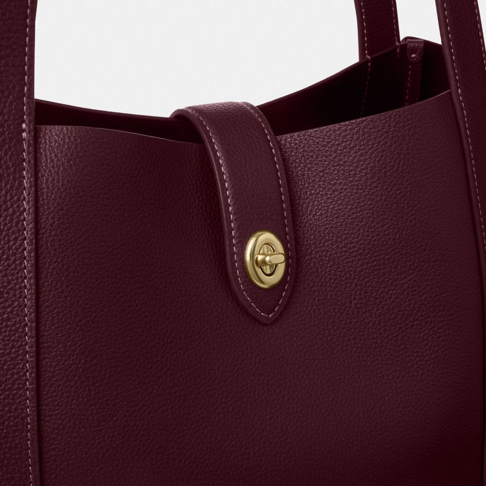 Hadley Turnlock Tote Bag