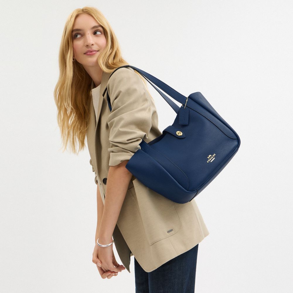 Hadley Turnlock Tote Bag