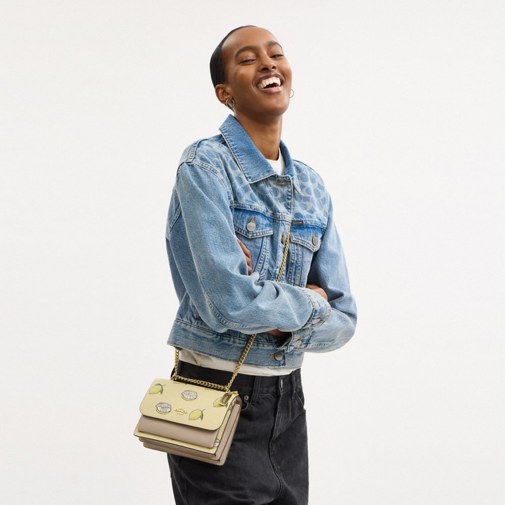 Mini Klare Crossbody Bag With Lemon Print