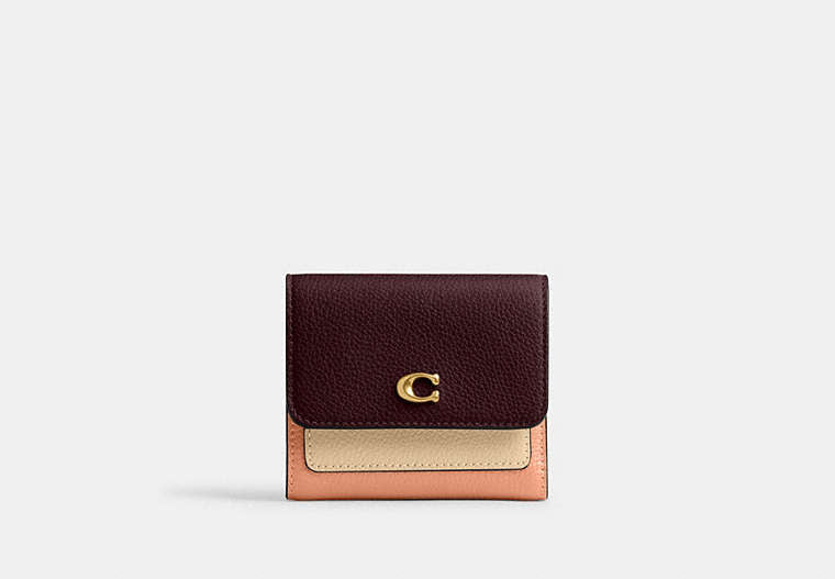 Mila Small Flap Wallet In Colorblock
