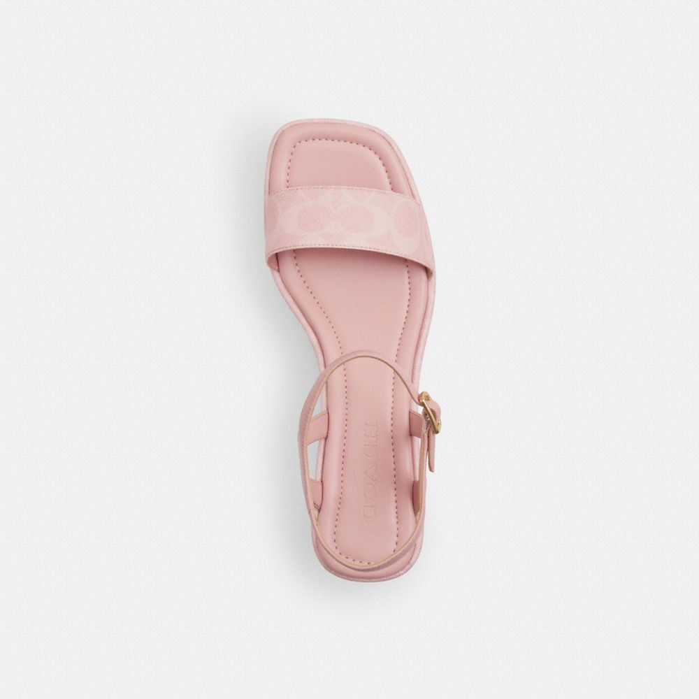 Gale Wedge Sandal In Signature Canvas