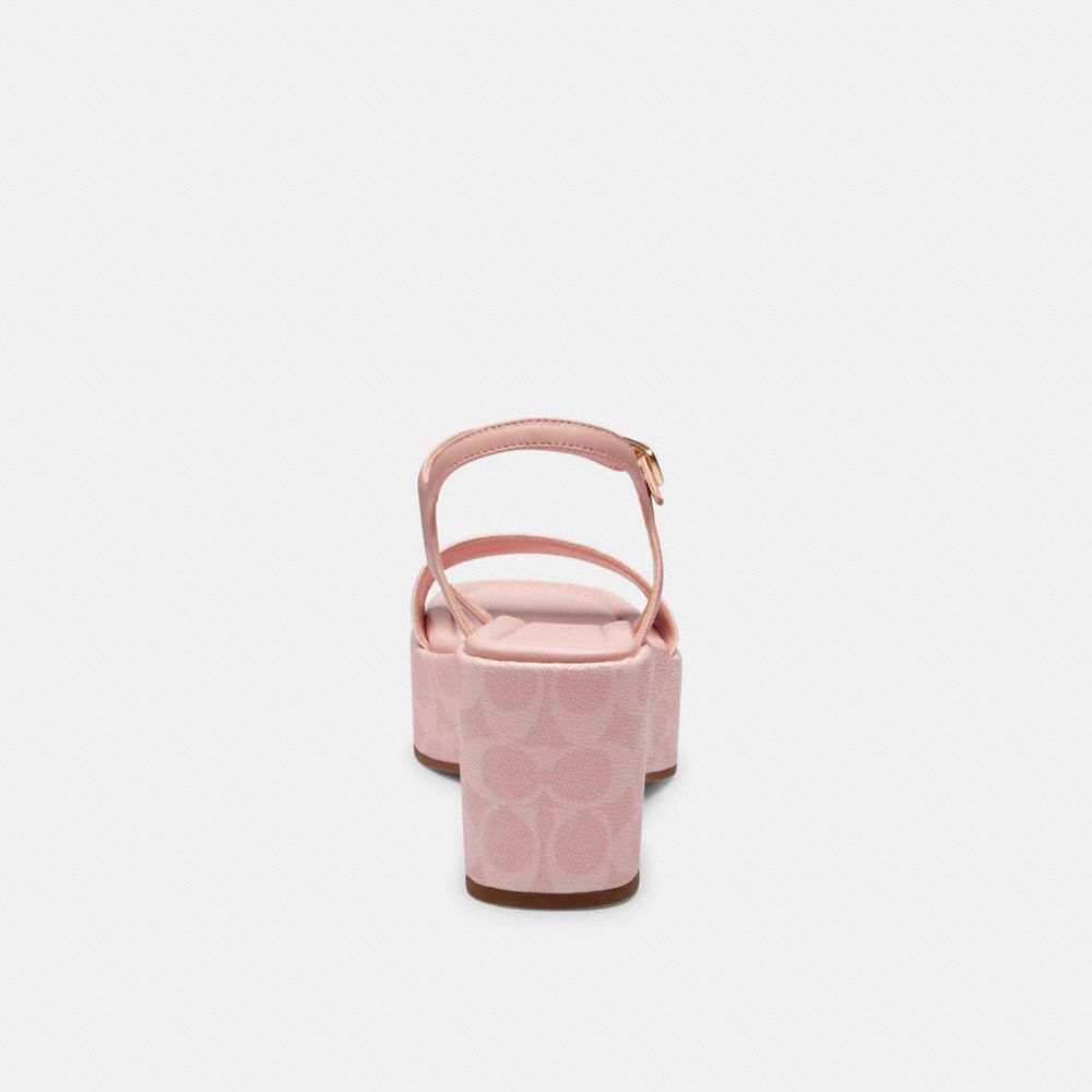 Gale Wedge Sandal In Signature Canvas
