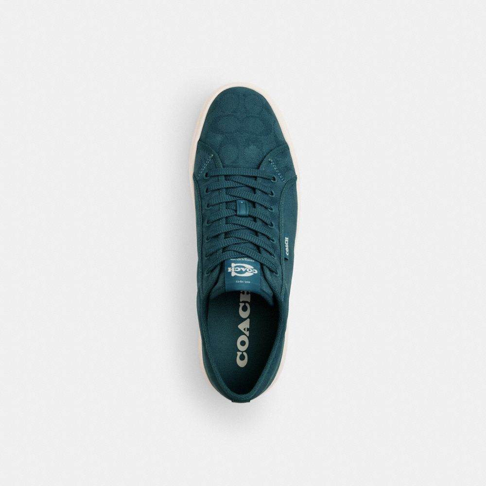 Canvas Sneaker In Signature Jacquard