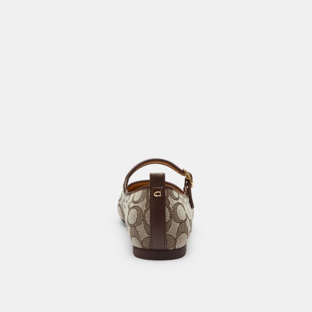 C Rivet Mary Jane In Signature Jacquard
