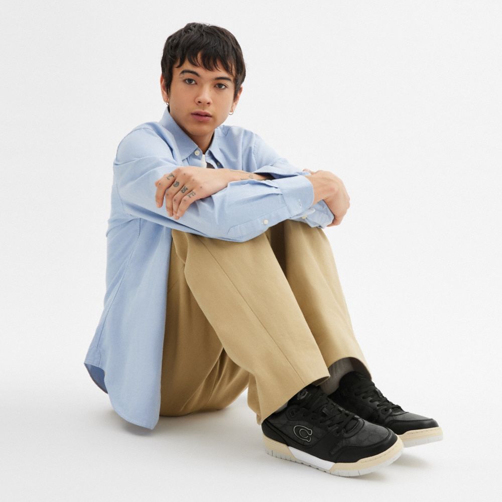 Soho Sneaker With Signature Canvas