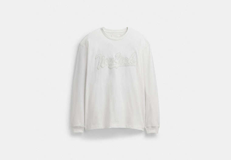 New York Long Sleeve T-Shirt In Organic Cotton