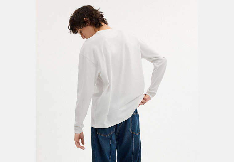 New York Long Sleeve T-Shirt In Organic Cotton