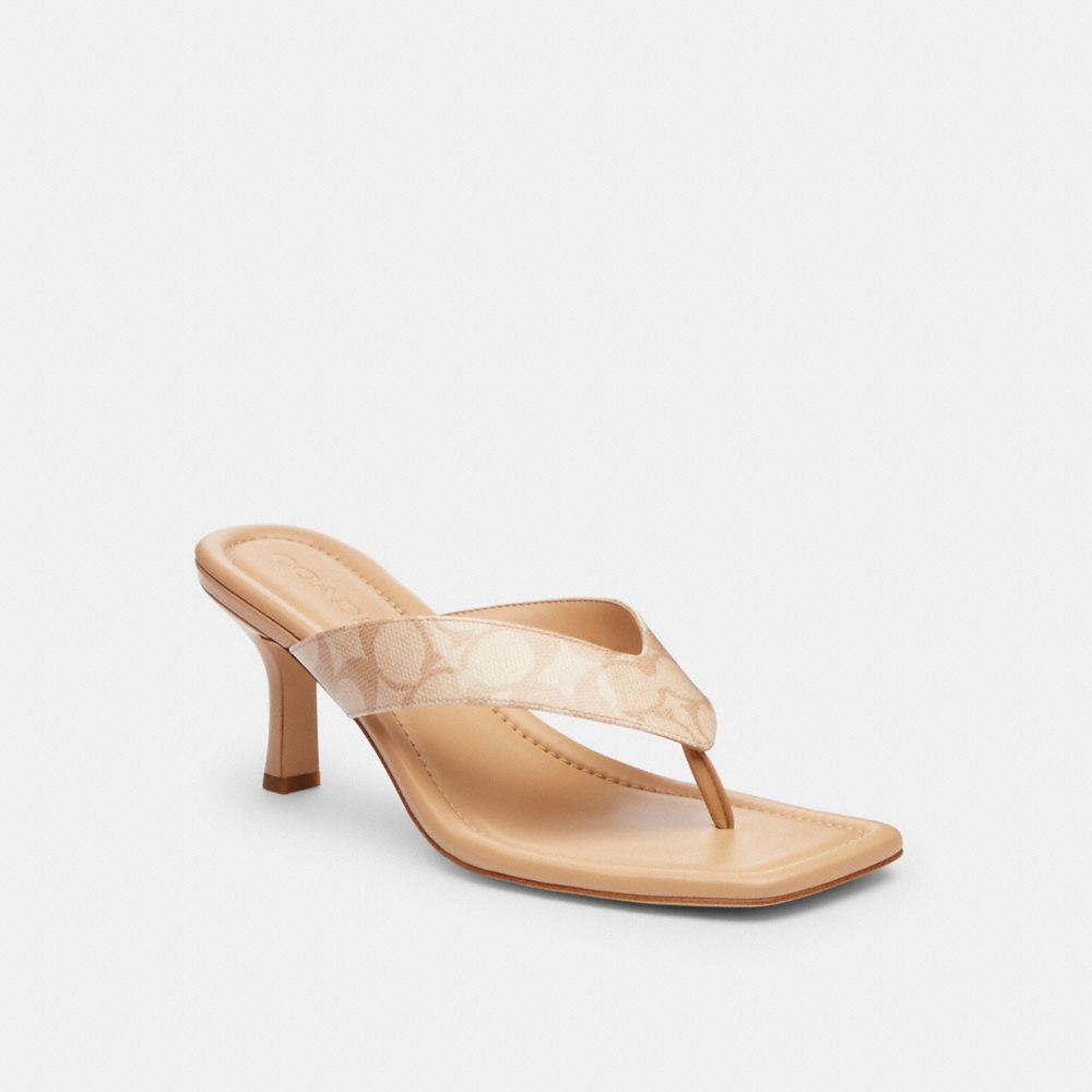 Kitten Heel In Signature Canvas