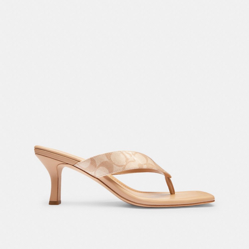 Kitten Heel In Signature Canvas