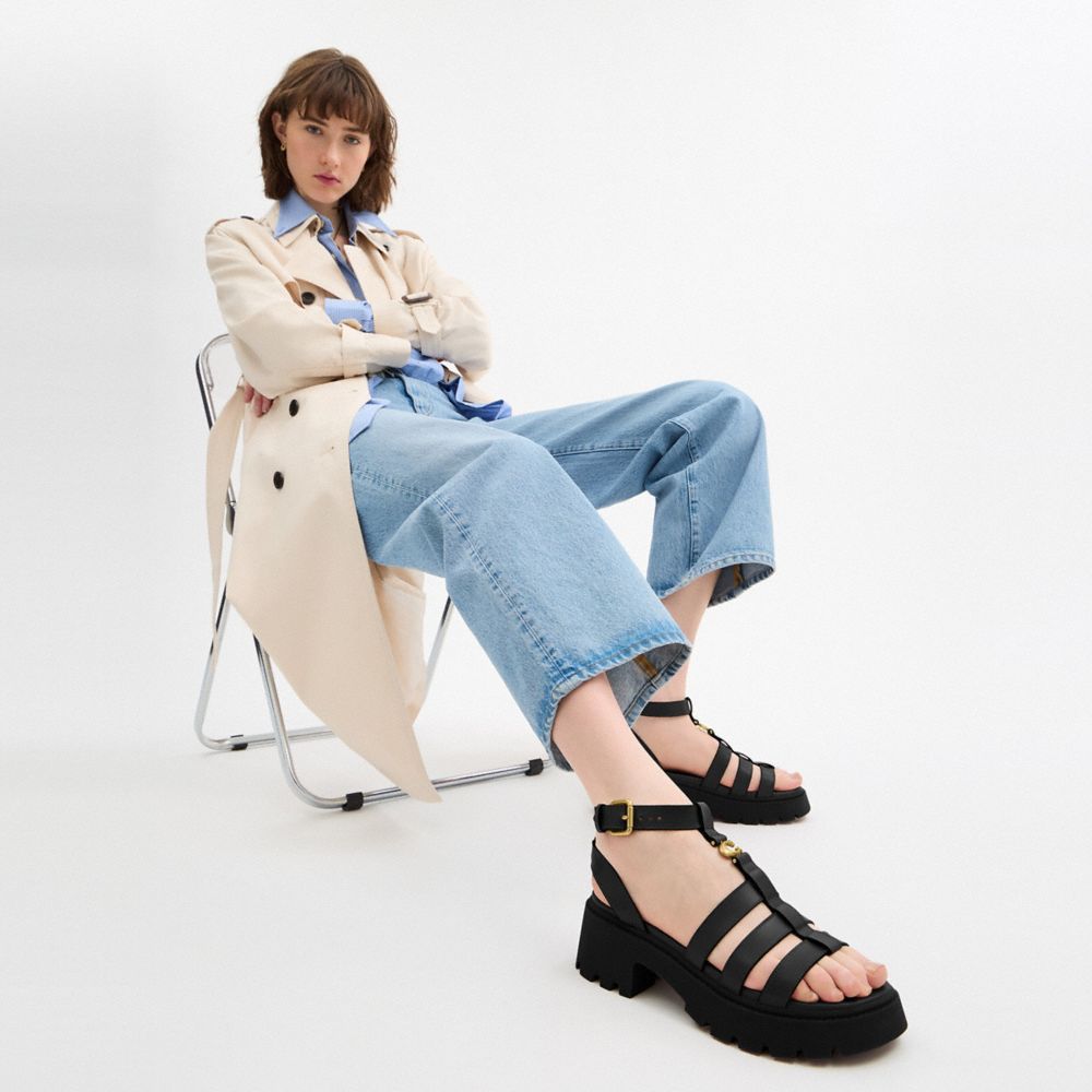 Sculpted C Platform Fisherman Sandal