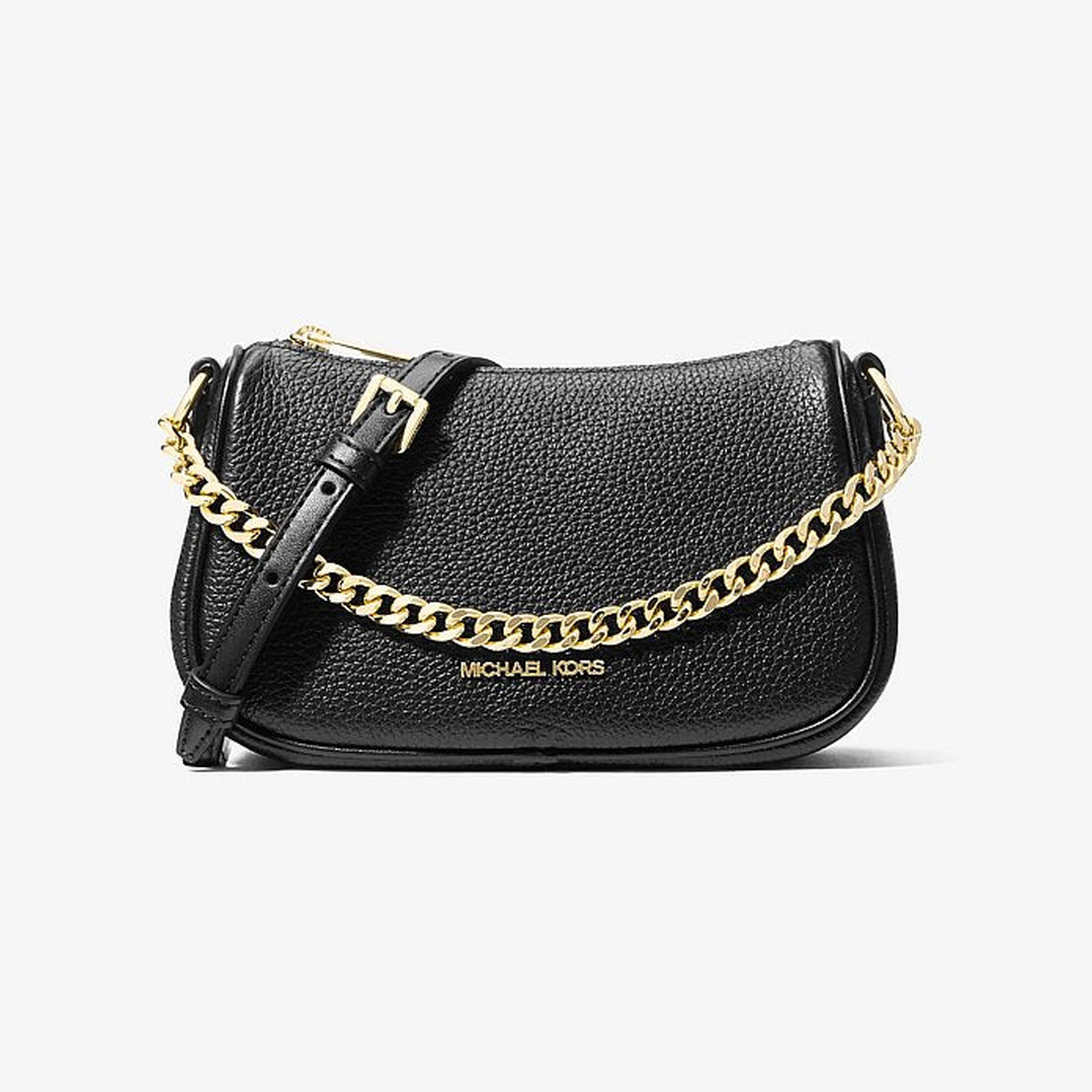 Carmela Small Pebbled Leather Convertible Crossbody Bag