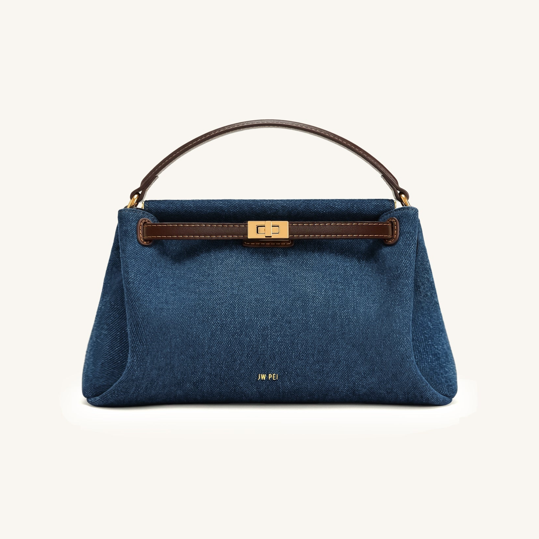 Carmen Top Handle Bag - Blue Denim