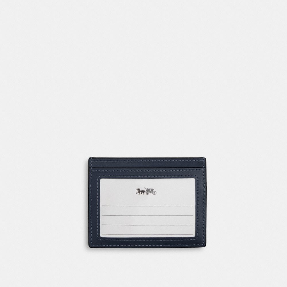 Slim Id Card Case In Signature Camo Print