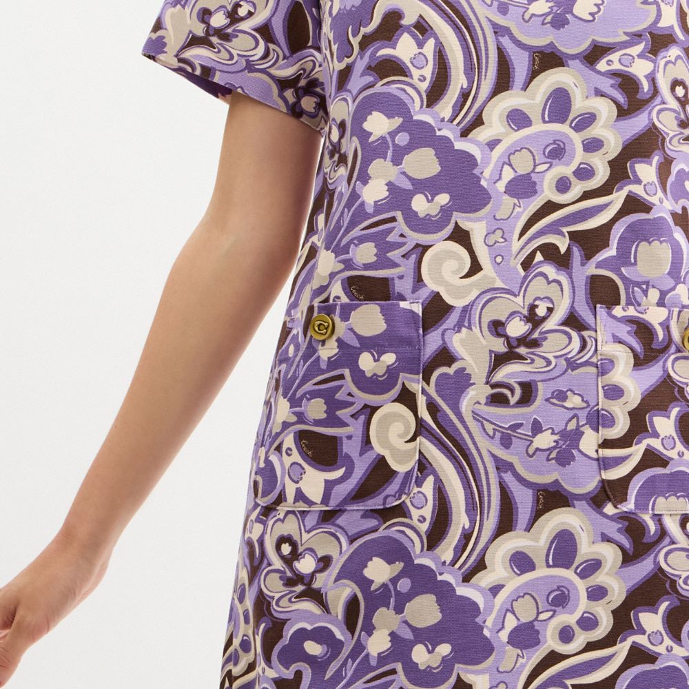 Canvas T Shirt Dress In Regenerative Cotton