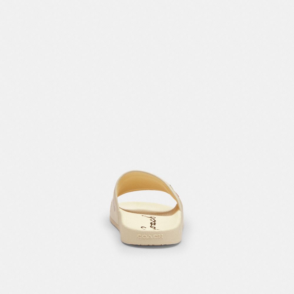 Udele Sport Slide With Sketch Print