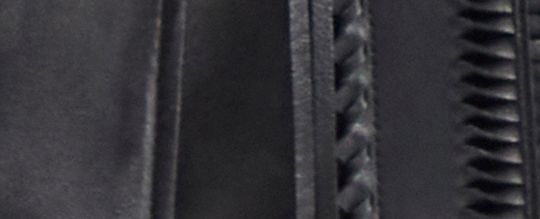 Restored Embellished Leather Coat