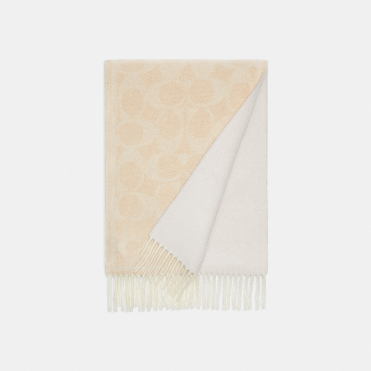 Reversible Signature Cashmere Muffler