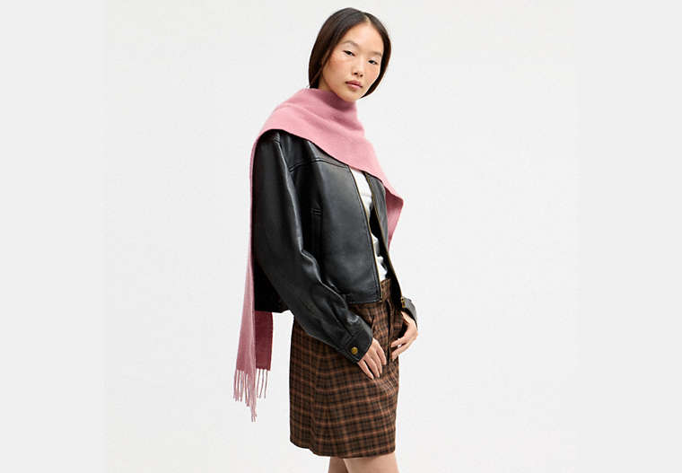Reversible Signature Cashmere Muffler