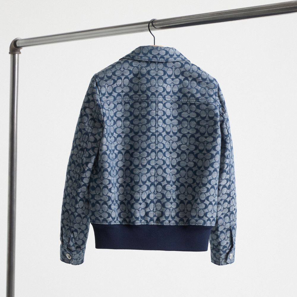 Restored Signature Chambray Blouson Jacket