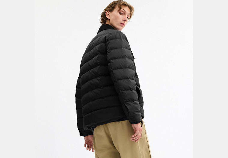 Lightweight Shirt Down Jacket In Recycled Polyester
