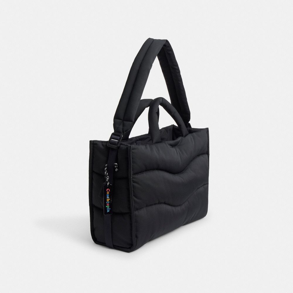 Coachtopia Loop Tote With Wavy Quilting