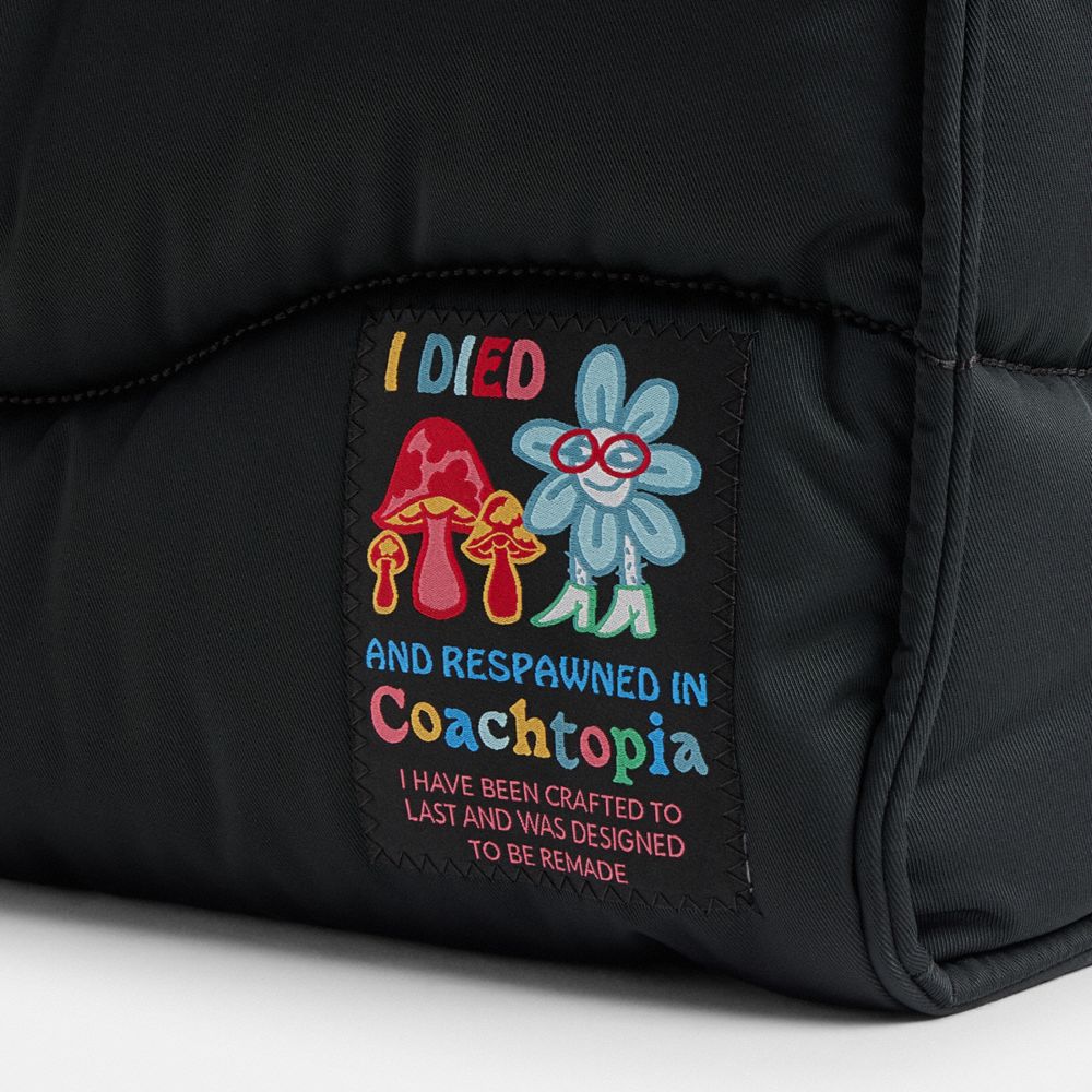 Coachtopia Loop Tote With Wavy Quilting