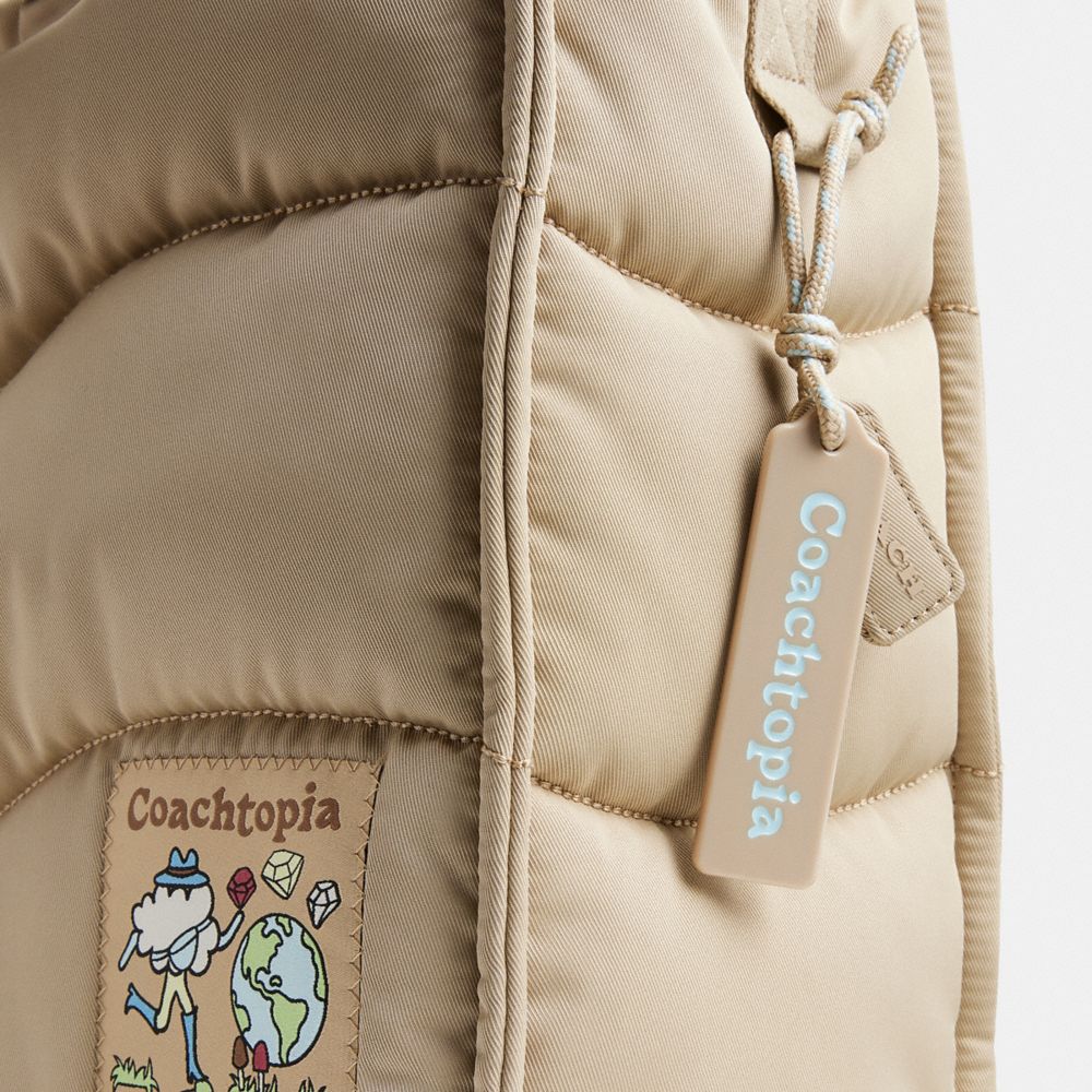 Coachtopia Loop Tote With Wavy Quilting