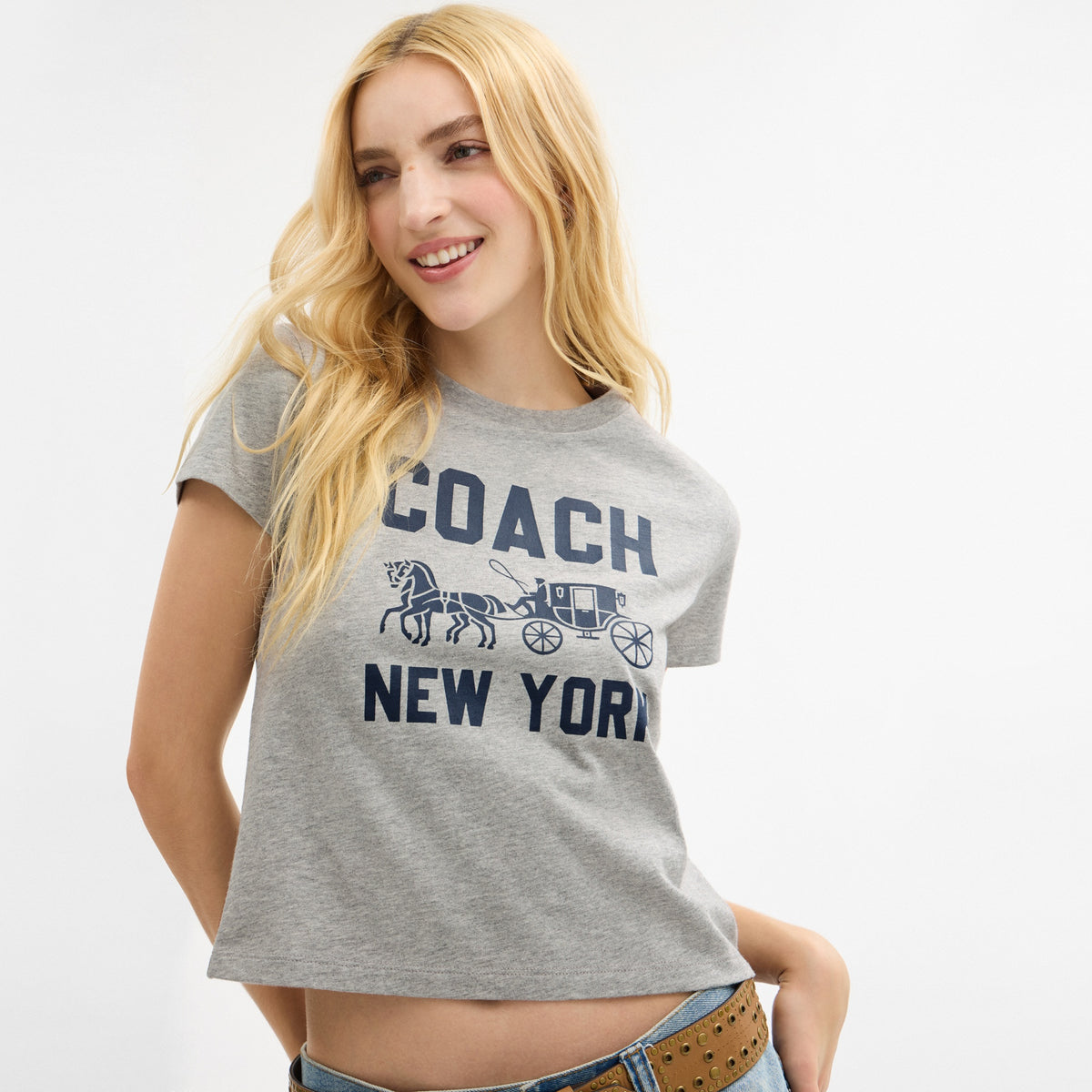 Horse And Carriage T-Shirt In Organic Cotton