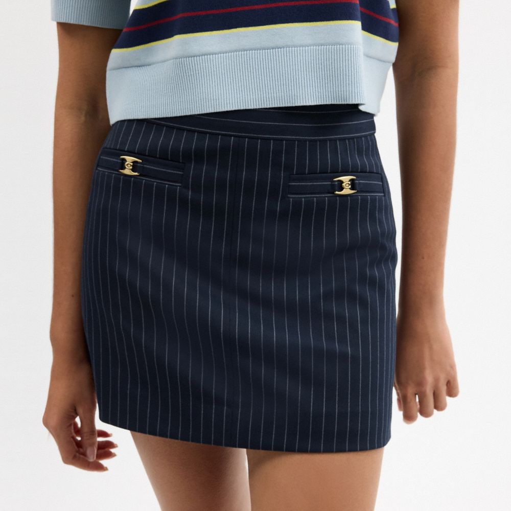 Heritage C Tailored Mini Skirt