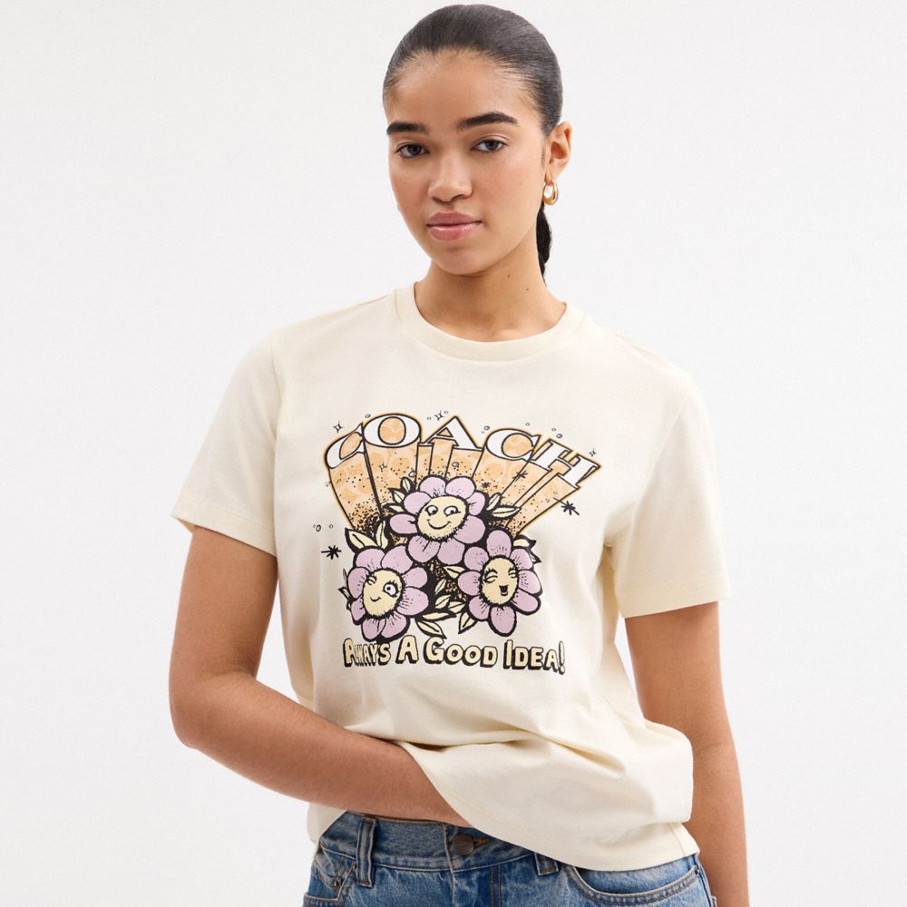 Play Daisy Classic T Shirt In Organic Cotton