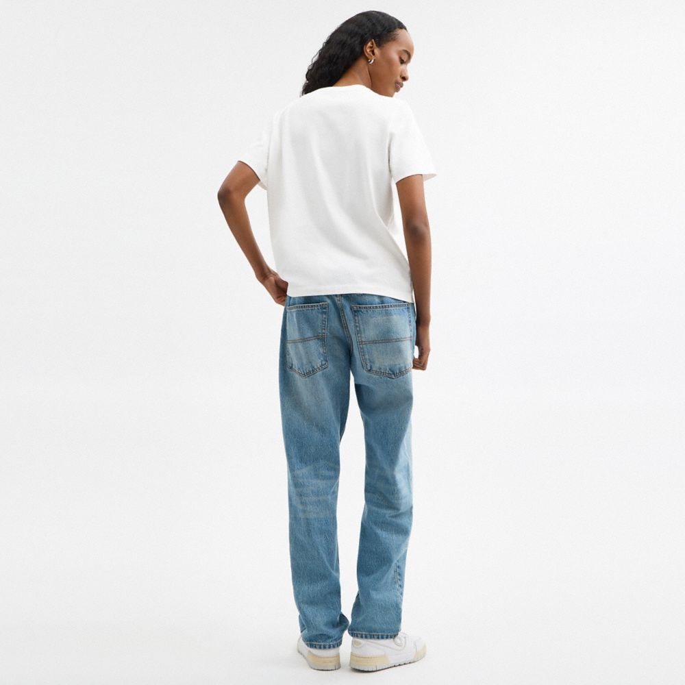Shell Signature Square Classic T Shirt In Organic Cotton