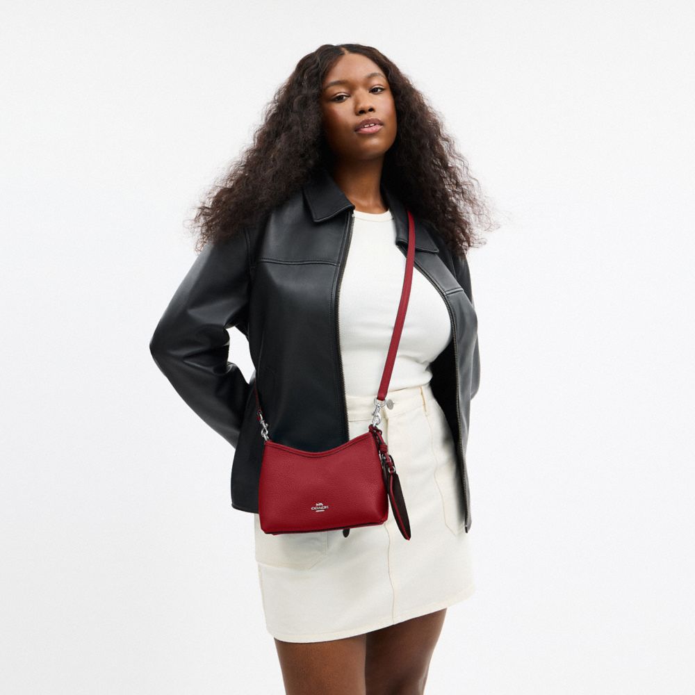 Laurel Small Shoulder Bag With Mirror Charm And Pouch