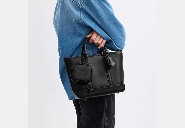 Clip On Pouch In Signature Canvas