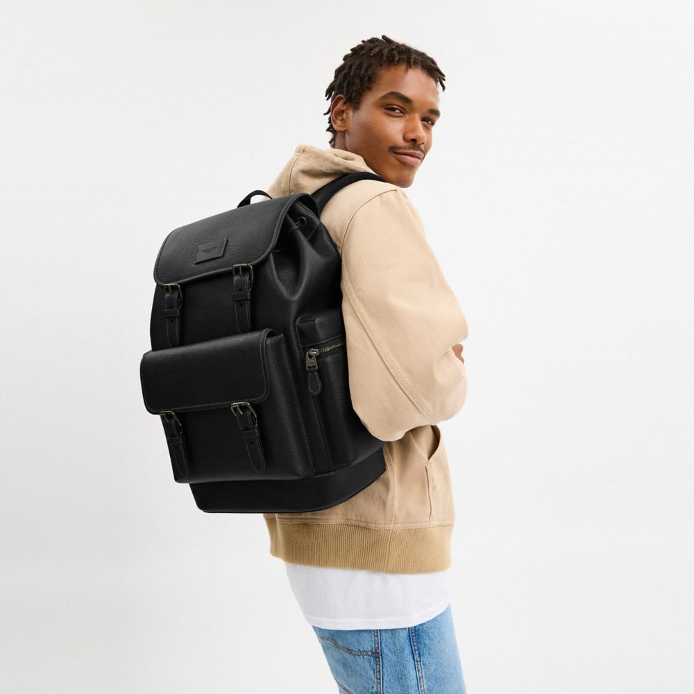 Sprint Backpack In Colorblock Signature Canvas