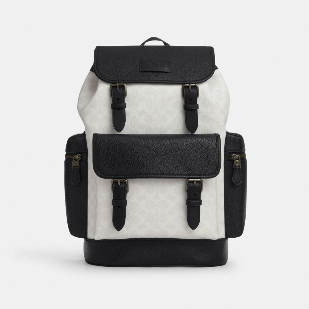 Sprint Backpack In Colorblock Signature Canvas